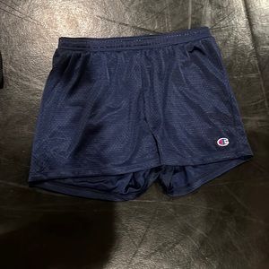 Champion navy blue athletic shorts